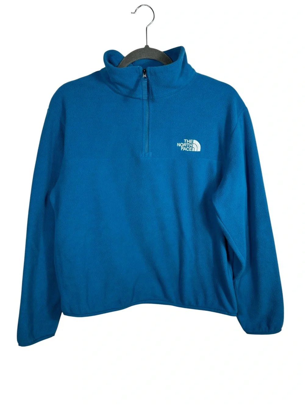 The North Face Men’s Glacier 1/4 Zip Fleece Pullover Jacket Blue Size Small